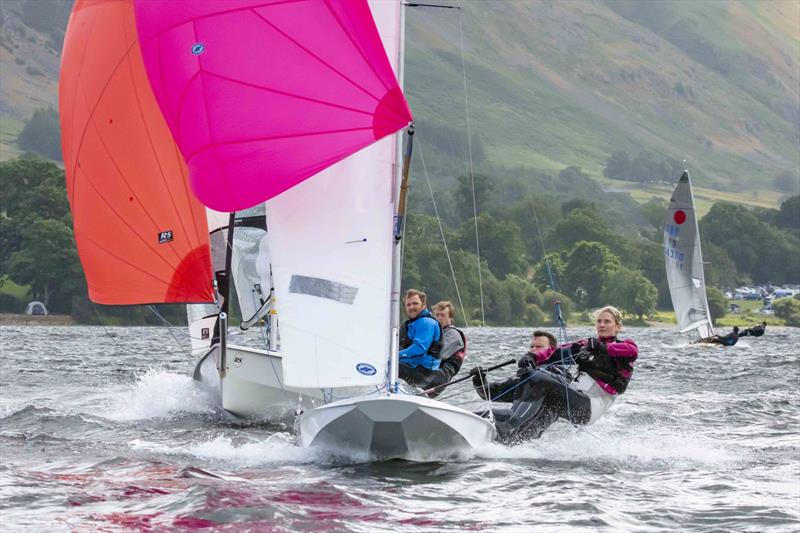 Russ and Ali Cormack finish 6th overall in the 61st Lord Birkett Memorial Trophy at Ullswater  photo copyright Tim Olin / www.olinphoto.co.uk taken at Ullswater Yacht Club and featuring the Fireball class