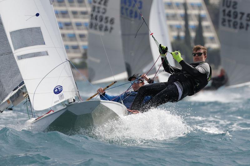 Fireball Europeans at Portorož, Slovenia Day 5 photo copyright Urs Hardi taken at Jadralni Klub Pirat and featuring the Fireball class