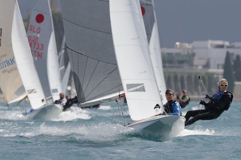 Fireball Europeans at Portorož, Slovenia Day 5 photo copyright Urs Hardi taken at Jadralni Klub Pirat and featuring the Fireball class