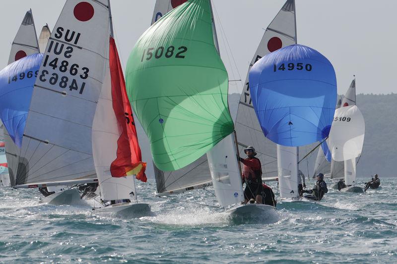 Fireball Europeans at Portorož, Slovenia Day 5 photo copyright Urs Hardi taken at Jadralni Klub Pirat and featuring the Fireball class