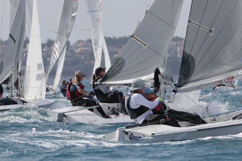 Fireball Europeans at Portorož, Slovenia Day 5 photo copyright Urs Hardi taken at Jadralni Klub Pirat and featuring the Fireball class