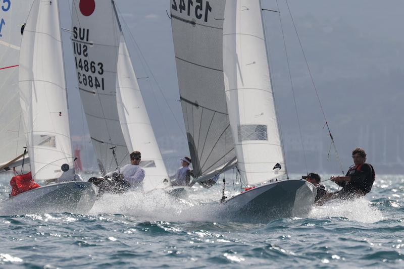 Fireball Europeans at Portorož, Slovenia Day 5 photo copyright Urs Hardi taken at Jadralni Klub Pirat and featuring the Fireball class