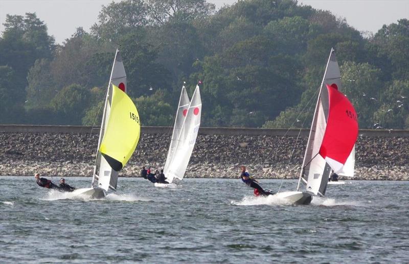 Gul Fireball Inlands at Draycote Water photo copyright Paul Roe taken at Draycote Water Sailing Club and featuring the Fireball class