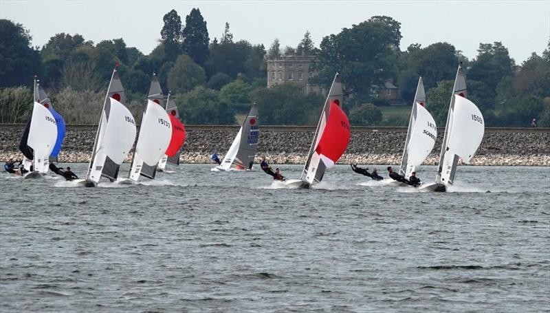 Gul Fireball Inlands at Draycote Water photo copyright Paul Roe taken at Draycote Water Sailing Club and featuring the Fireball class