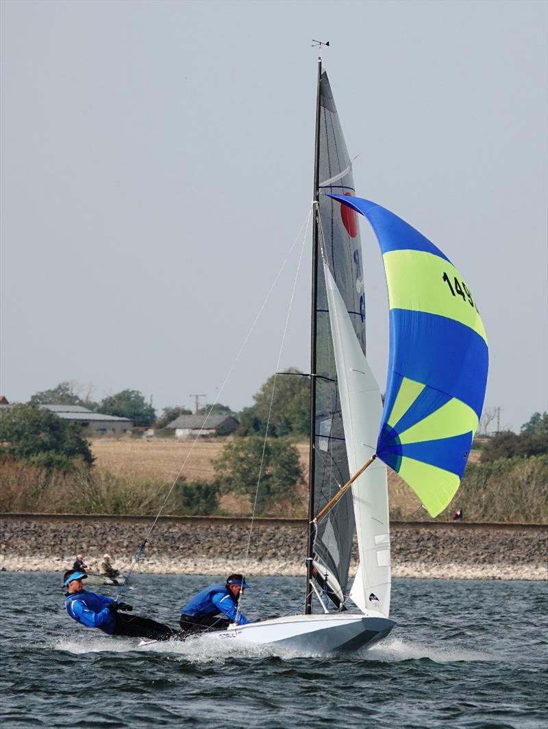 Gul Fireball Inlands at Draycote Water photo copyright Paul Roe taken at Draycote Water Sailing Club and featuring the Fireball class