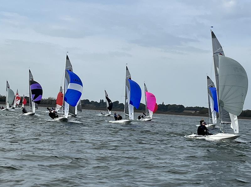 Gul Fireball Inlands at Draycote Water photo copyright Mark Dunkley taken at Draycote Water Sailing Club and featuring the Fireball class