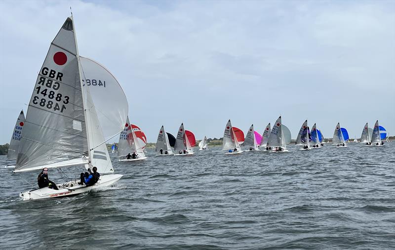 Gul Fireball Inlands at Draycote Water photo copyright Mark Dunkley taken at Draycote Water Sailing Club and featuring the Fireball class