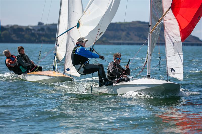 Noel Butler and Stephen Oram finish third in the Irish Fireball Munster Championships - photo © Bob Bateman