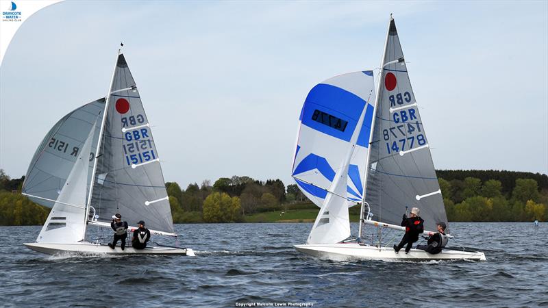 Fireball Spring Championship at Draycote Water photo copyright Malcolm Lewin / www.malcolmlewinphotography.zenfolio.com taken at Draycote Water Sailing Club and featuring the Fireball class
