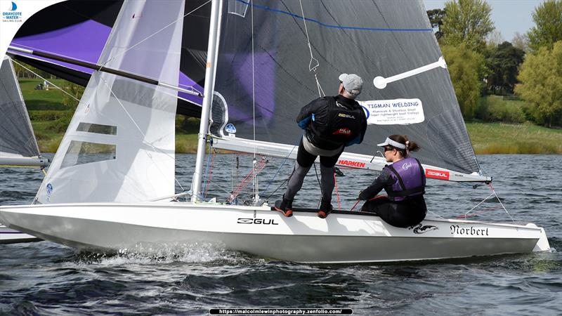 Fireball Spring Championship at Draycote Water photo copyright Malcolm Lewin / www.malcolmlewinphotography.zenfolio.com taken at Draycote Water Sailing Club and featuring the Fireball class