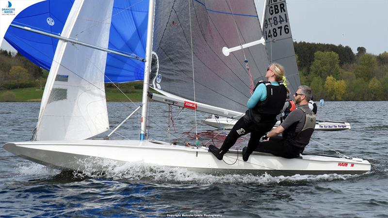 Fireball Spring Championship at Draycote Water photo copyright Malcolm Lewin / www.malcolmlewinphotography.zenfolio.com taken at Draycote Water Sailing Club and featuring the Fireball class