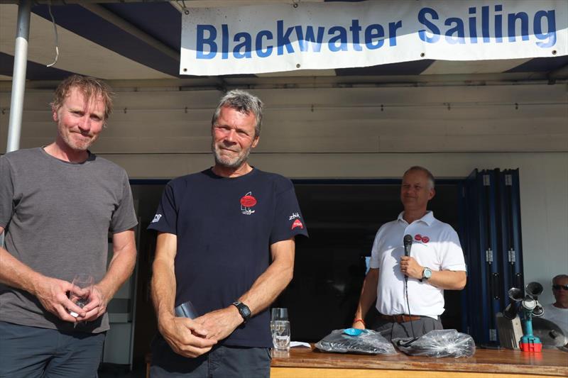 Kevin Hope and Andy Stewart, third overall - Fireball open meeting at Blackwater SC photo copyright Zoe Nelson taken at Blackwater Sailing Club and featuring the Fireball class
