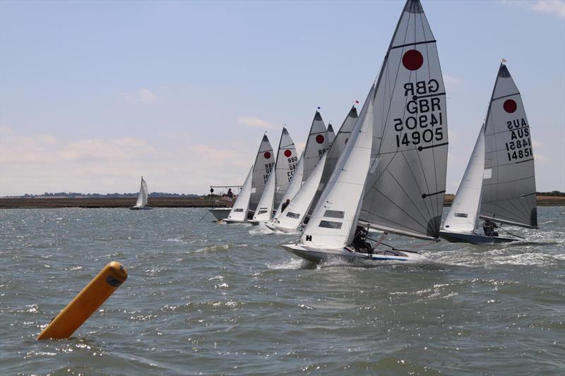 Fireball open meeting at Blackwater SC photo copyright Zoe Nelson taken at Blackwater Sailing Club and featuring the Fireball class
