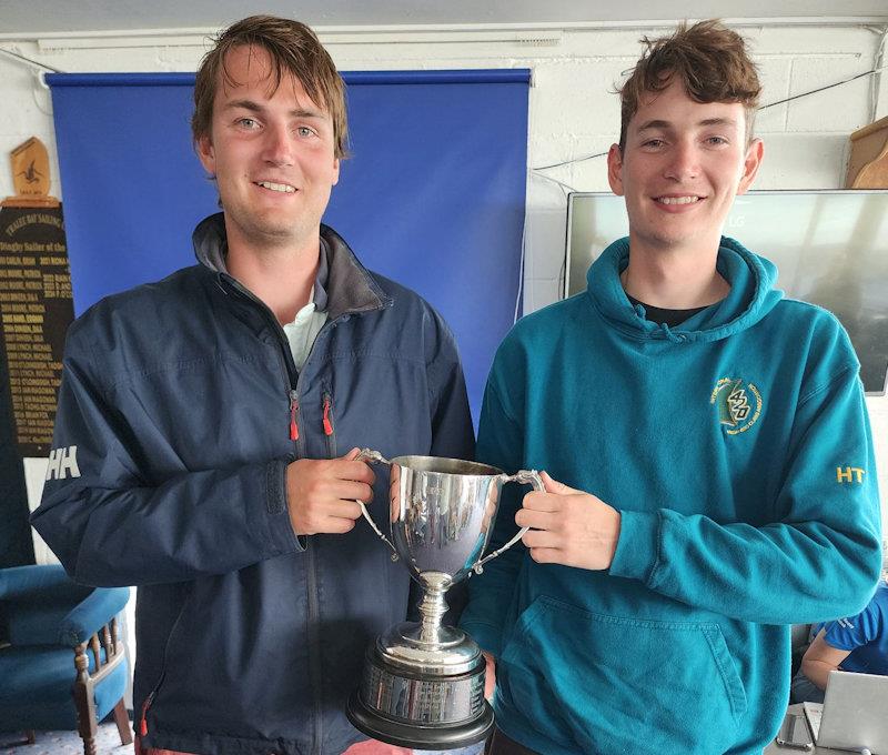 The Thompson brothers, second overall - Fireball Irish National Championship at Tralee Bay photo copyright Frank Miller taken at Tralee Bay Sailing Club and featuring the Fireball class