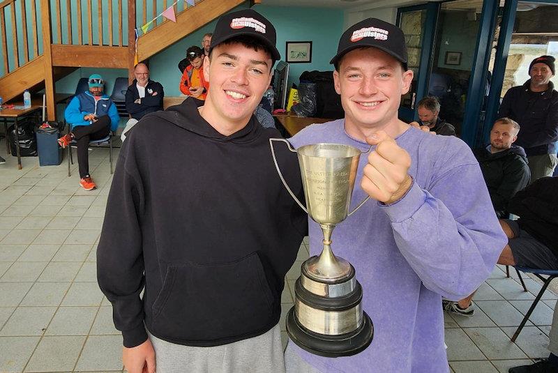 Winners, David Evans and William Draper - Fireball Ulster Championship at Mullaghmore photo copyright Frank Miller taken at Mullaghmore Sailing Club and featuring the Fireball class