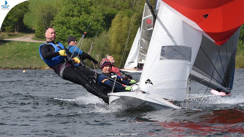Thomas Castle Aviation Heritage Fireball Spring Championship at Draycote Water Sailing Club photo copyright Malcolm Lewin / malcolmlewinphotography.zenfolio.com taken at Draycote Water Sailing Club and featuring the Fireball class