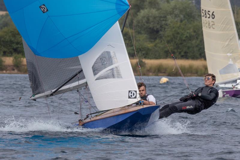 Jake Willars and John Tailby, third overall - 40th Anniversary Regatta at Notts County photo copyright David Eberlin taken at Notts County Sailing Club and featuring the Fireball class