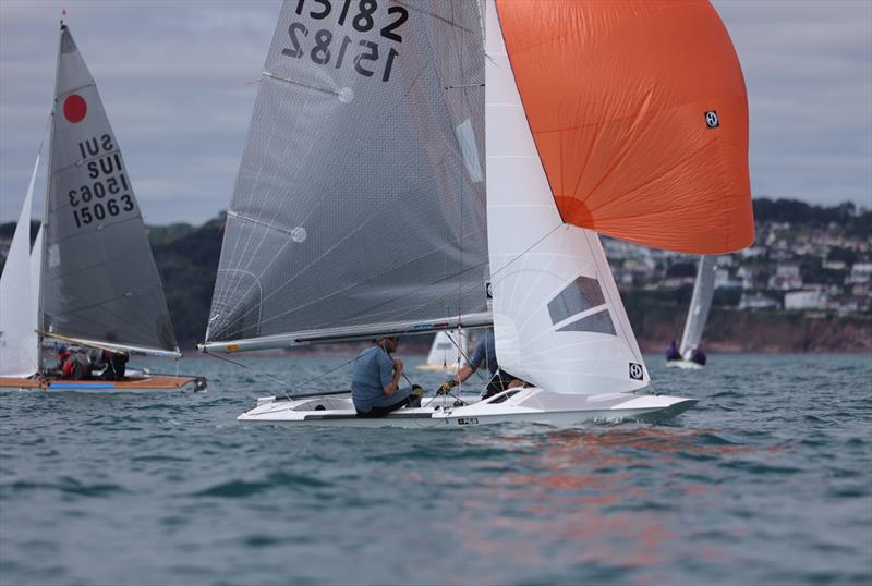 Peter Gray and Richard Pepperdine on Day 2 of the 2026 Fireball World Championship at the Royal Torbay Yacht Club - photo © Mark Jardine