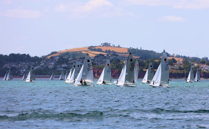 Racing on Day 5 of the 2026 Fireball World Championship at the Royal Torbay Yacht Club photo copyright Mark Jardine taken at Royal Torbay Yacht Club and featuring the Fireball class