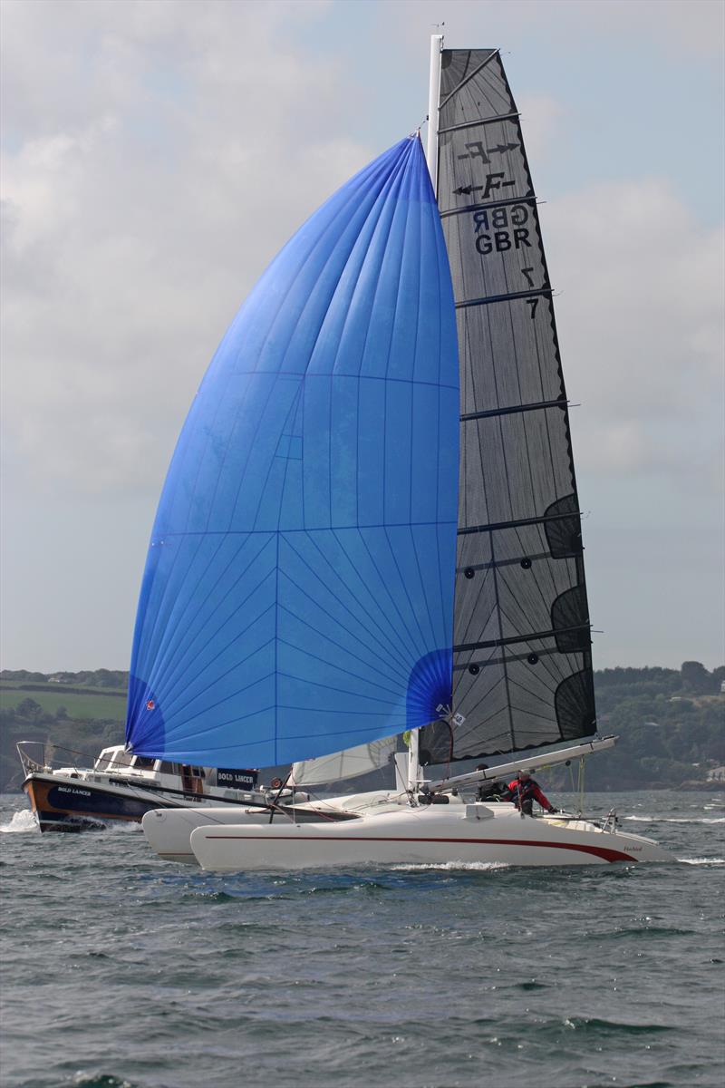 Firefly in the Firebird class at Falmouth Week 2018 photo copyright Cafe Mylor taken at Mylor Yacht Club and featuring the Firebird class