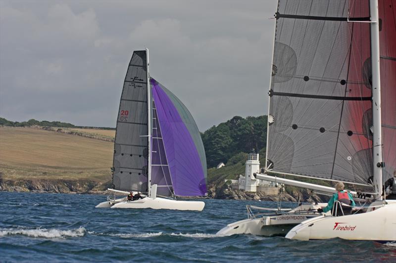 Ultraviolet in the Firebird class at Falmouth Week 2018 photo copyright Cafe Mylor taken at Mylor Yacht Club and featuring the Firebird class