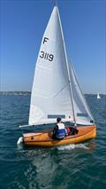 Roger Morris and Izzy Bretherton during the Firefly South Western Championship at Restronguet &copy; Liz Evans
