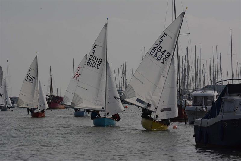 54th Hamble Warming Pan photo copyright Trevor Pountain taken at Hamble River Sailing Club and featuring the Firefly class