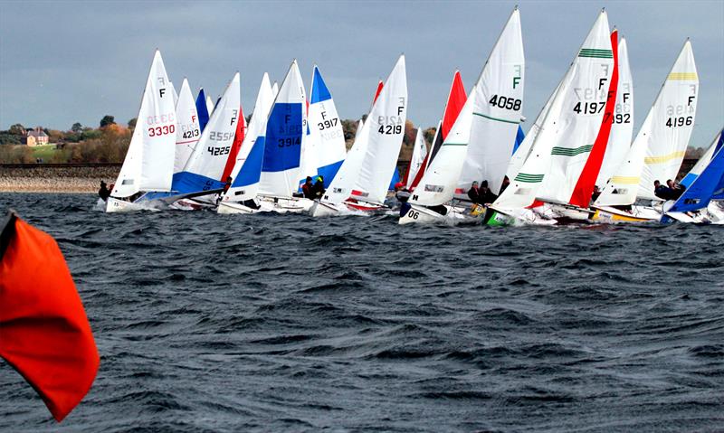 Firefly start at the British University Fleet Racing Championships - photo © Tony Mapplebeck