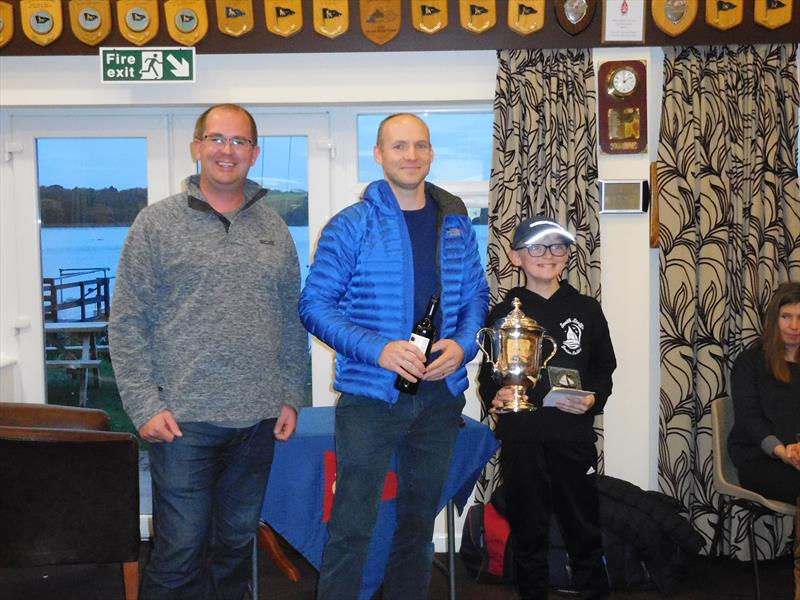 Mike Senior & Fin Morgan win the South Staffs Firefly Open photo copyright J Croxford taken at South Staffordshire Sailing Club and featuring the Firefly class
