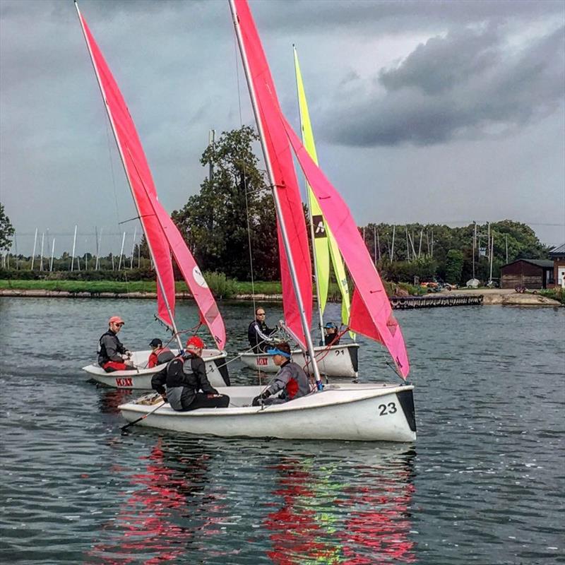 Fireflys at South Staffs photo copyright James Croxford taken at South Staffordshire Sailing Club and featuring the Firefly class