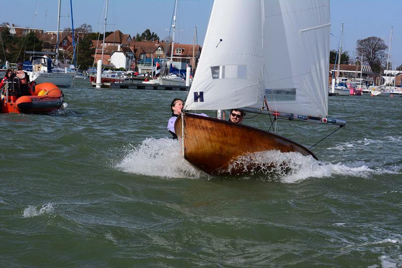 Pandemonic, Ben Green & Fi Edwards during the 2019 Hamble Warming Pans - photo © Trevor Pountain