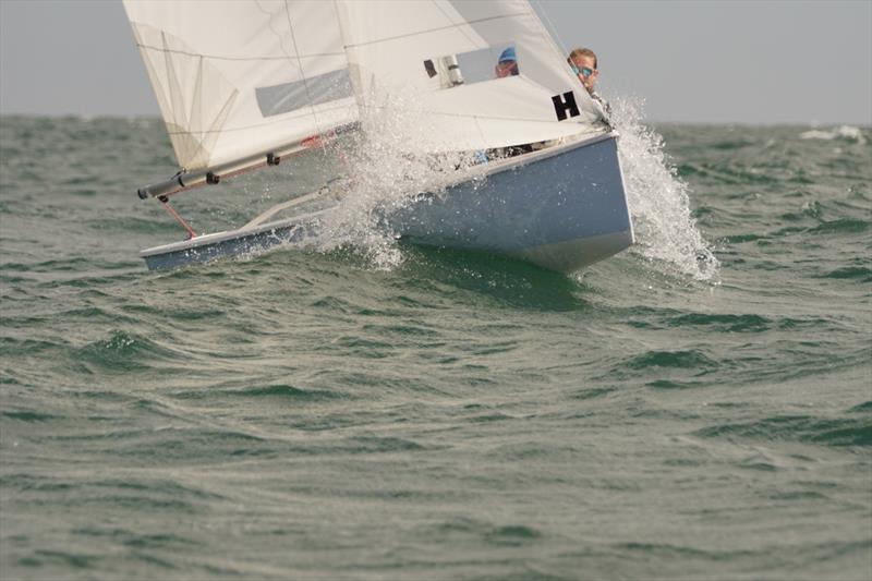 Firefly Nationals at Lyme Regis day 5 photo copyright Frances Daviso taken at Lyme Regis Sailing Club and featuring the Firefly class