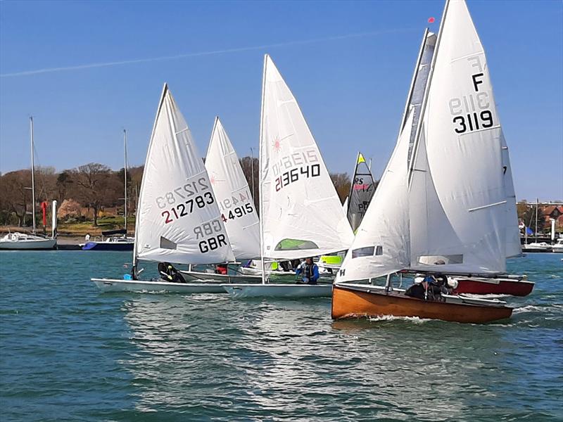 2021 Hamble Warming Pan photo copyright Catrina Clarke taken at Hamble River Sailing Club and featuring the Firefly class