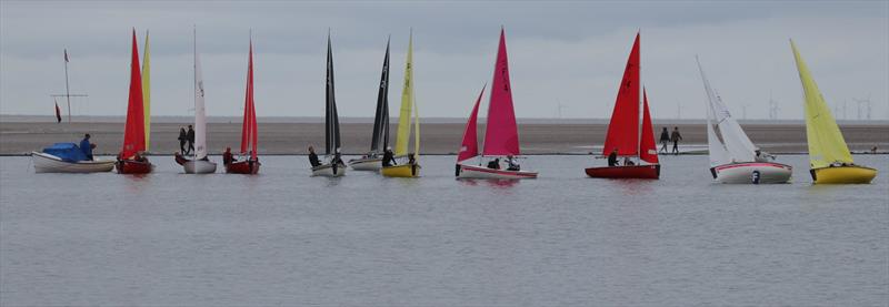 Startline during the West Kirby Firefly Open photo copyright Alan Jenkins taken at West Kirby Sailing Club and featuring the Firefly class