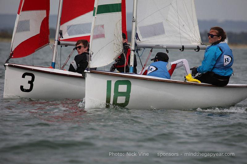 2012 Schools Sailing Championships at Itchenor photo copyright Nick Vine / www.mindthegapyear.com taken at Itchenor Sailing Club and featuring the Firefly class