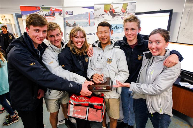 Youth fleet winners, RYA Eric Twiname Team Racing Championships photo copyright Paul Wyeth taken at Oxford Sailing Club and featuring the Firefly class