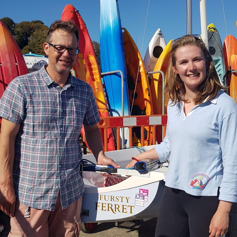 Stuart Hudson and Emily Walters win the Firefly Nationals at Lyme Regis - photo © Frances Davison 