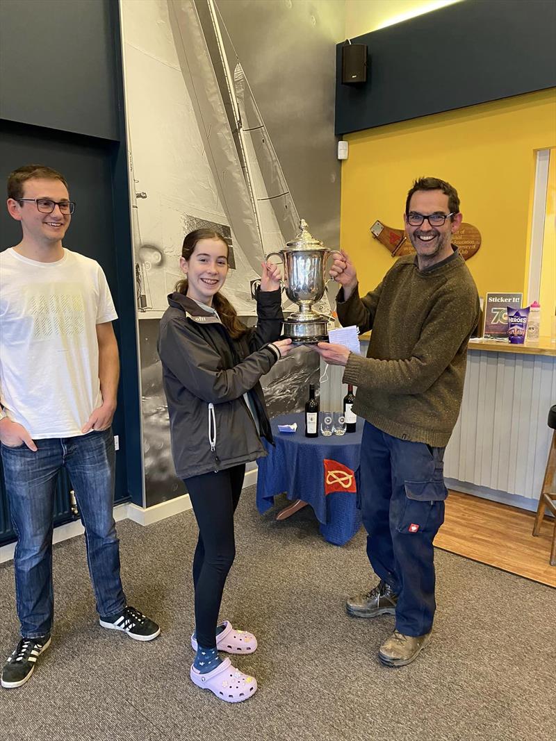 Chris Kameen and Poppy Armstrong win the South Staffs Sailing Club Firefly Open photo copyright South Staffs Sailing Club Media taken at South Staffordshire Sailing Club and featuring the Firefly class