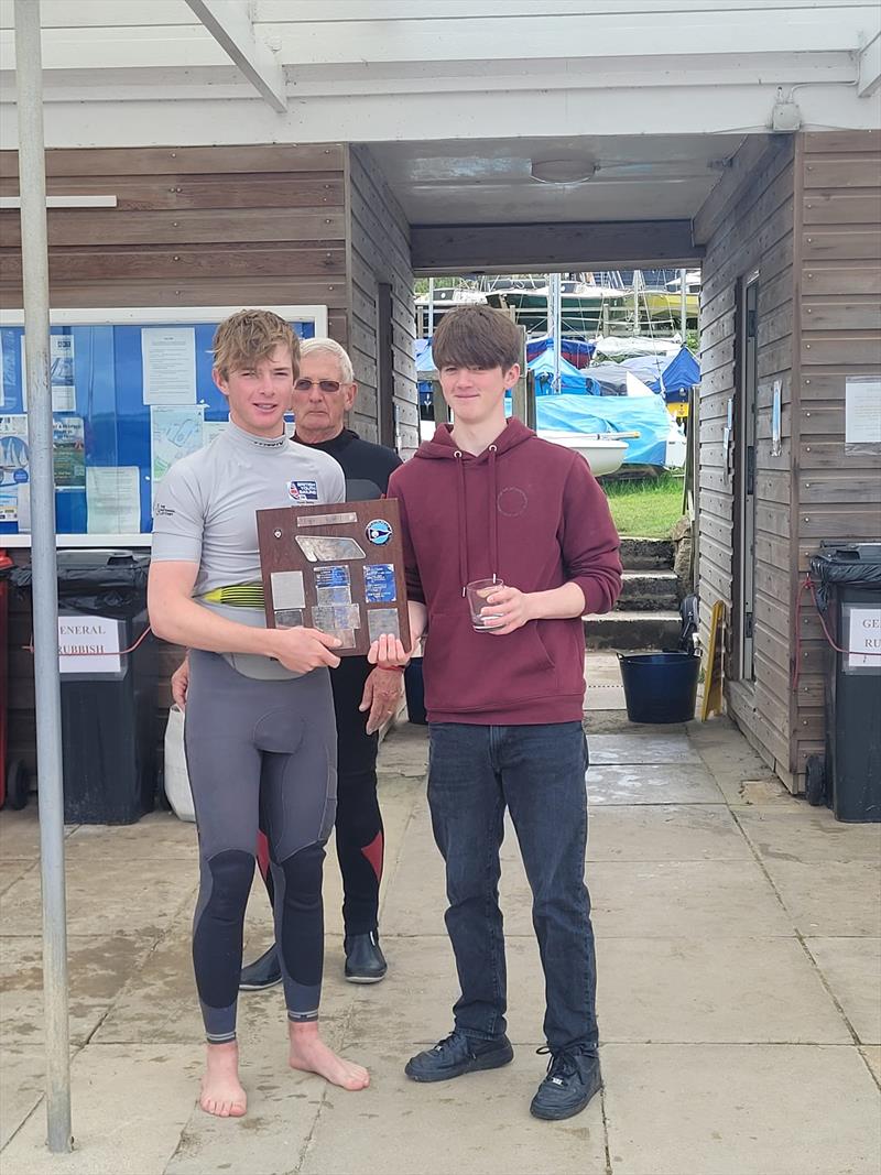 Fin Morris and Robbie Hudson win the Firefly South Westerns at Restronguet photo copyright NFA taken at Restronguet Sailing Club and featuring the Firefly class