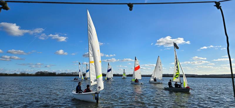 Bough Beech Sailing Club Youth Icicle Series photo copyright Sarah Seddon taken at Bough Beech Sailing Club and featuring the Firefly class