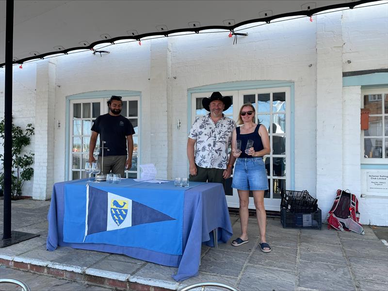 Firefly Itchenor Sailing Club Burgee prize giving photo copyright Josephine Mason taken at Itchenor Sailing Club and featuring the Firefly class
