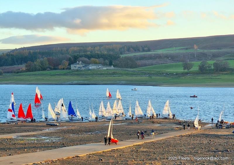 BUCS British University Fleet Racing Championships 2025 - Ben Tylecote and Lucy Cox (Loughborough), winners of the Firefly Fleet, come ashore after racing - photo © Nigel Vick
