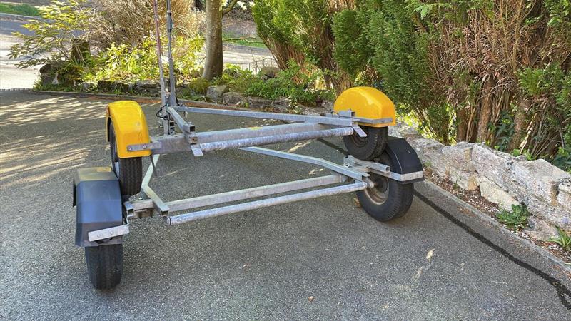 A questionable trailer transport idea - photo © National Firefly Class
