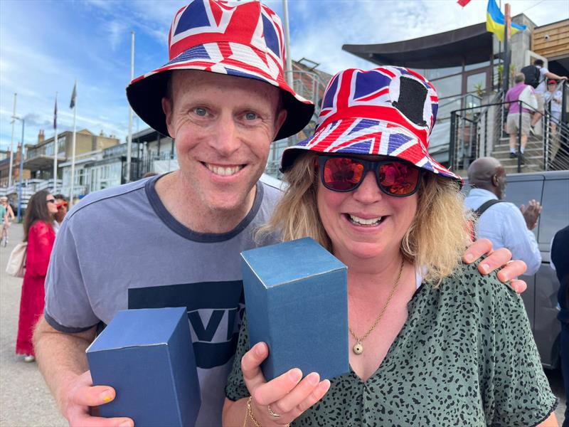 Tideway Dinghy Derby - Rob and Mel Sherrington win 'Spirit of the Tideway' photo copyright NFA taken at Ranelagh Sailing Club and featuring the Firefly class