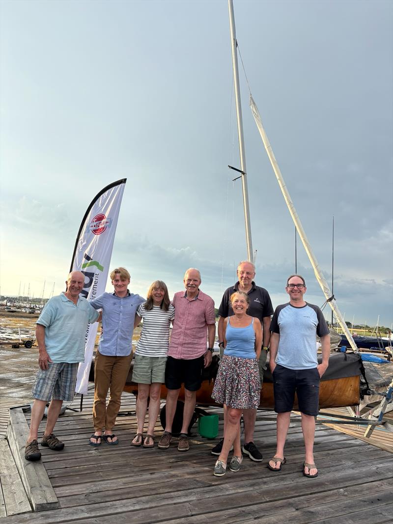 Past national champions at the Firefly Itchenor Burgee 2026 photo copyright NFA taken at Itchenor Sailing Club and featuring the Firefly class