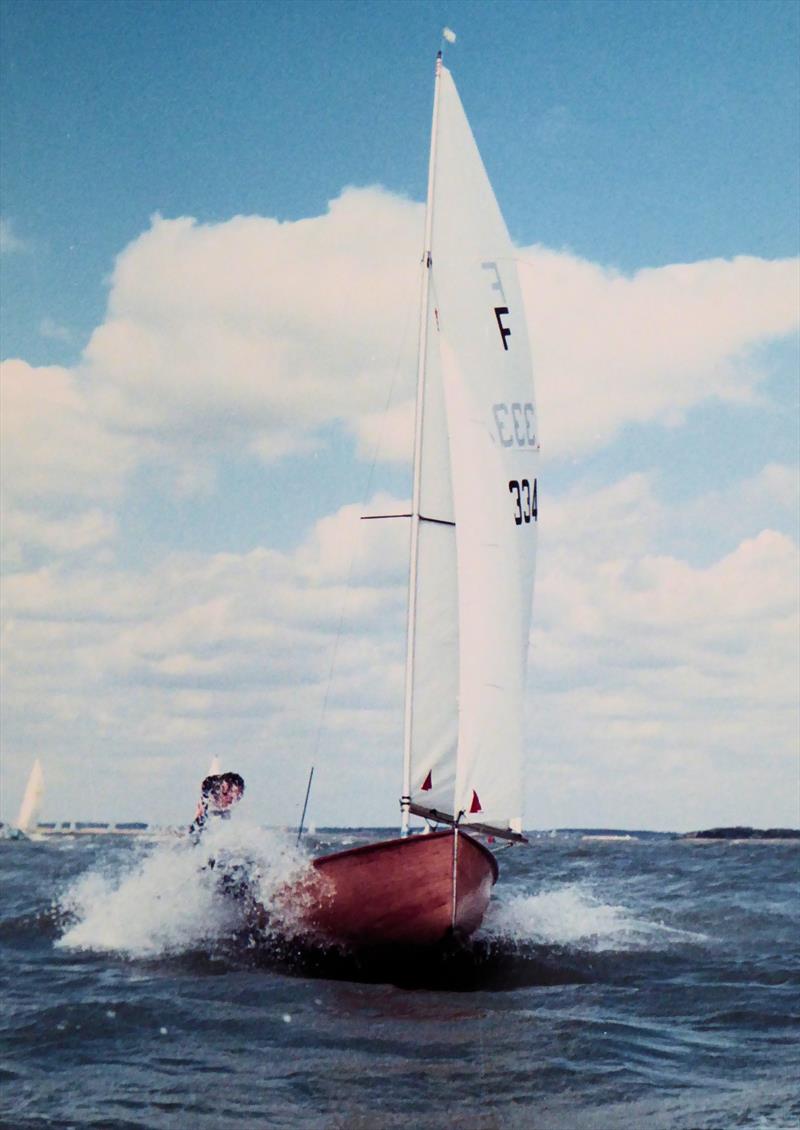 Neil Banks acing it at the Ferry photo copyright Neil Banks collection taken at Felixstowe Ferry Sailing Club and featuring the Firefly class