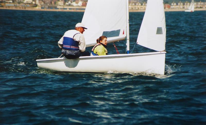 Neil and Sophia in Weymouth during 2001 photo copyright Neil Banks collection taken at Weymouth Sailing Club and featuring the Firefly class