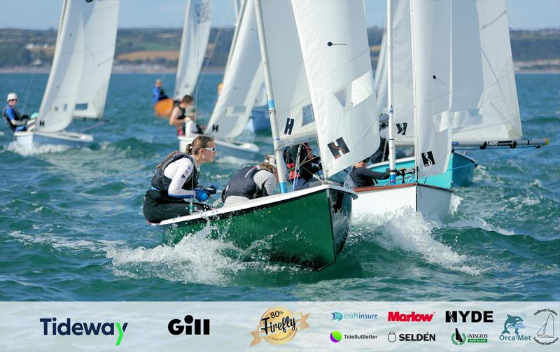 80th Anniversary Firefly Nationals at Tenby Day 5 photo copyright Mark Jardine taken at Tenby Sailing Club and featuring the Firefly class