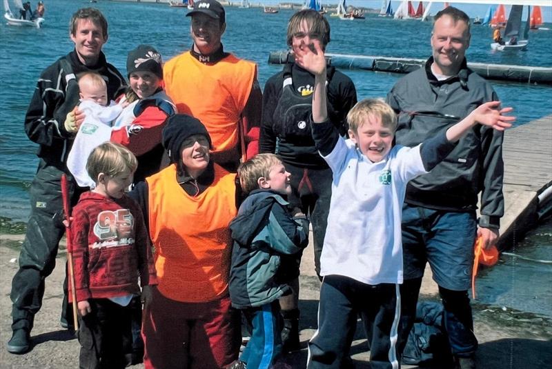 Early Rutland team at the Wilson (and a budding marriage with Ella and Ted) Toby Lewis, Ella, Sten, Ted, Fiona, Steve… and future finalists in the support team - photo © Tiggy