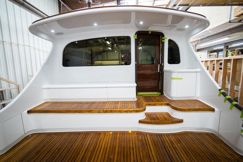 GameChanger's cockpit, after full paint and a bath - photo © John Bayliss